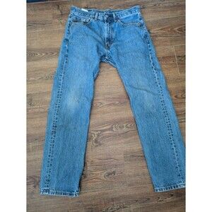 Levi Strauss 505 Jeans Womens W32 L32 Blue Denim Straight Leg Classic